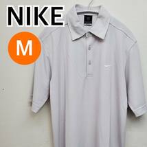 【新品】NIKE ナイキ トップス ポロシャツ 半袖 カットソー グレー系 メンズ Mサイズ【CT253】_画像1