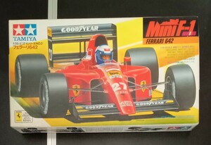 タミヤ ミニF-1シリーズNO.2 フェラーリ642 未組立品　箱傷み有り