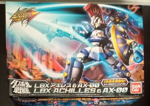  Bandai Danball Senki hyper function LBX Achilles &AX-00 the first times production limitation not yet constructed goods box scratch becoming useless equipped 
