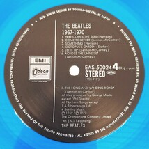 ★帯付★ The Beatles 1967-1970 ザ・ビートルズ ブルーカラーレコード 限定発売盤 青盤 EAS-50023・24 レコード ロック 20周年特別企画 WK_画像8
