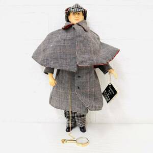 シャーロックホームズ 探偵 人形 フィギア DOLL ドール アンティーク レトロ 置物 名探偵 peggy nisbet P837 Sherlock Holmes NK