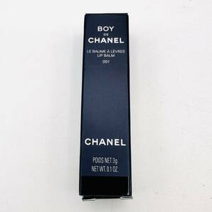 ★未使用品★ CHANEL シャネル BOY DE CHANEL ボーイ ドゥ シャネル LIP BALM リップボーム リップクリーム メンズ 化粧品 メイク 001 3gの画像2