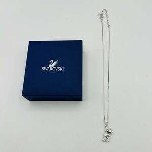 ★美品★ SWAROVSKI スワロフスキー ネックレス アクセサリー ラインストーン 箱付 IH