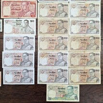 外貨 旧紙幣 外国紙幣 紙幣 36枚 まとめて 中華人民 中国 中央銀行 アメリカ 日本 日本銀行 スリランカ 韓国 タイ 古紙幣 WK_画像5