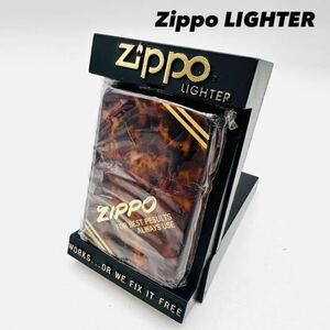 ZIPPO ジッポ ジッポー LIGHTER ライター オイルライター 喫煙グッズ べっ甲色 べっ甲柄 ダイアゴナル ダイアゴナルライン 廃盤 レア NK