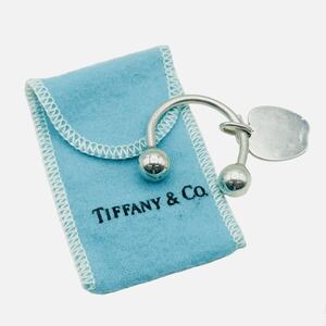 TIFFANY＆Co ティファニー SV925 銀 アップルタグ りんご キーリング キーホルダー レディース シルバー 袋付 鍵 キー TI