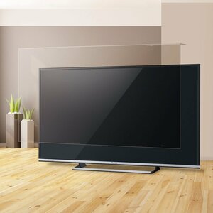 【・代引不可】液晶テレビ保護パネル ブルーライトカット　テレビフィルター 反射軽減タイプ 60型 60インチ　eav-566-60