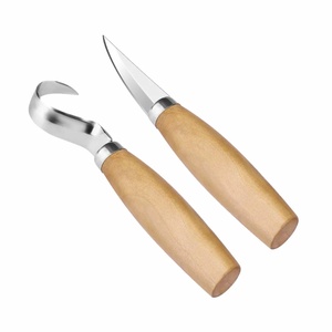  carving knife woodworking tree carving knife craft Carving knife hook knife wooden spoon sculpture DIY beginner 2 pcs set tecc-kiborin