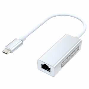 イーサネット 有線 LANアダプタ- ケーブル USB-C Type-C to RJ45 変換 コネクタ 高速 安定 [メール便発・代引不可]tecc-rj45tyc