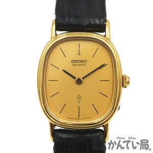 19313 SEIKO【セイコー】クオーツ 腕時計 14K ゴールド 2針 アナログ レディース ウォッチ 2320-5480【中 古】USED-B