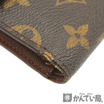 19339 LOUIS VUITTON【ルイ・ヴィトン】M61202 ポルト トレゾール エテュイ パピエ モノグラム 三つ折り財布 ウォレット【中古】_画像5