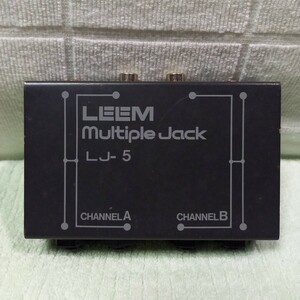 マルチプルジャック　LJ-5 (LEEM) 2CH 　オ─デイオ、PA、ライブ機材　無料-匿名配送 　