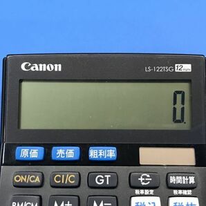 2【 キャノン / Canon 】電卓 計算機【 LS-122TSG 】文房具 簿記 経理 オフィス YPの画像5