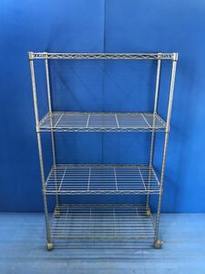 11 metal rack 4 step display shelf storage adjustment shelves shelf interior furniture 140