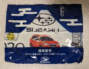 【非売品】 スバル　SUBARU オリジナルコットンガーゼクロス　新品未使用　ノベルティ 謹賀新年 