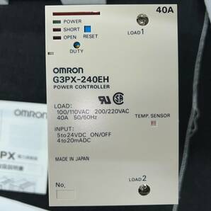 送料込 新品 OMRON G3PX-240EH-CT03 単相電力調整器 ヒーター 断線 検出 未使用 デッドストック品 購入価格5万 G3PX 240EH CT03 オムロンの画像1