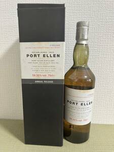 ポートエレン24年、セカンドリリース、59.35%、PORT ELLEN、Second release 、Distilled in 1978、Bottled in 2002、Islay 、single malt