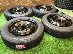 ホンダ純正 13inch × 155/65R13 PCD100 4穴 ザッツ ゼスト トゥデイ ビート ライフ アクティ バモス エヌバン Nバン