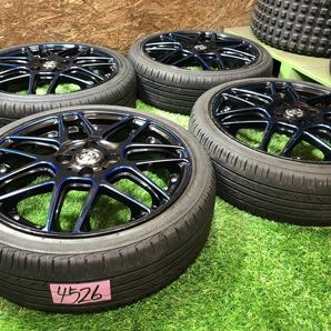 LEHRMEISTER 16inch 5j+45 × 165/45R16 PCD100 4穴 レアマイスター ブラックポリッシュ 軽自動車 軽カスタム Ｋカスタムの画像1