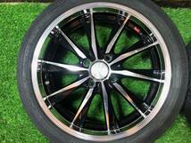 ウエッズスポーツ レオニス 16inch ５j+43 × 165/50R16 PCD100 4穴　ブラックポリッシュ 軽自動車 軽カスタム Ｋカスタム_画像4