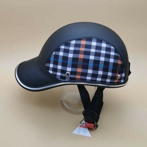 自転車用 ヘルメット 野球帽　サイクリング バイク サイクルヘルメット ロードバイク ハーフ　ハンチング帽　サイズ調整可能 男女兼用　A
