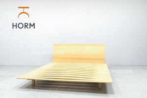 *HORM ho rumlsoti let king-size bed frame natural ( unused goods ) approximately 35 ten thousand Kanagawa direct taking over 