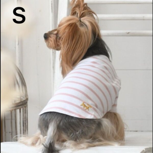 【新品未開封】ロペピクニック 犬服 レースアップボーダーTシャツ Sサイズ 犬服ブランド ペット服