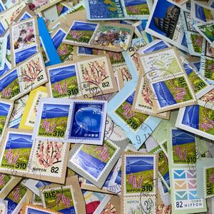  used .310 jpy stamp, paper attaching profit . island 2000 sheets 3