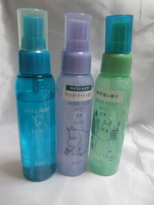  Kose make-up keep Mist EX COOLR|MOIST Moomin collaboration finishing for lotion 85ml 3 point exhibit.