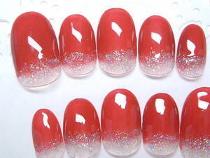 Y* prompt decision [ medium * Short ] gradation * artificial nails *211