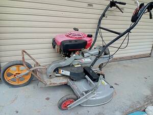  joint self-propelled grass mower AZ660.. two surface .. Honda 5.5 horse power HST operation OK