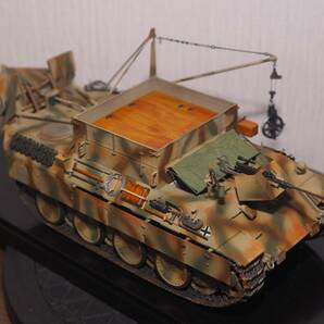 １／３５ モンモデル ドイツ 戦車回収車（ベルゲパンター）Ａ型 内部インテリア作成済み 塗装済み完成品の画像4