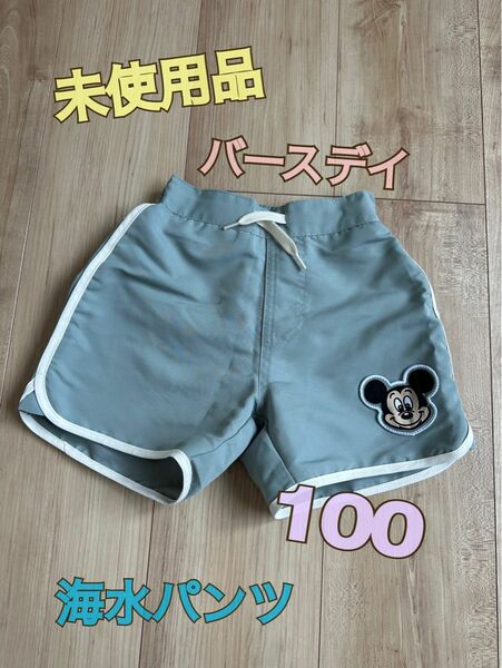 【未使用品】男の子 海水パンツ ディズニー 100