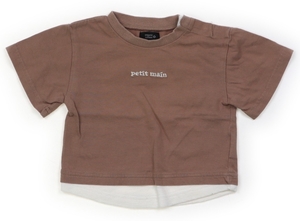 プティマイン petit main Tシャツ・カットソー 80サイズ 男の子 子供服 ベビー服 キッズ