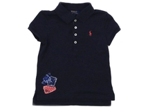 ポロラルフローレン POLO RALPH LAUREN ポロシャツ 110サイズ 女の子 子供服 ベビー服 キッズ_画像1