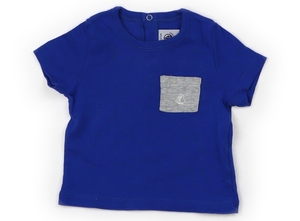  Petit Bateau PETIT BATEAU T-shirt * cut and sewn 60 size man child clothes baby clothes Kids 