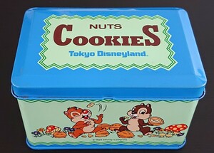 TDL 東京ディズニーランド お菓子缶 空き缶 チップ&デール