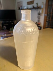 昭和レトロガラス瓶　どりこの瓶　昭和初期　定価一圓50銭