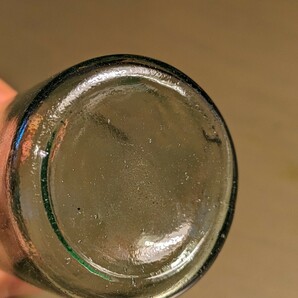 昭和レトロガラス瓶 気泡 うるうる  薄手 15センチの画像7