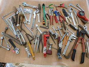 * tool large amount 15. hand tool book@ together pra ia- wrench spanner etc. *