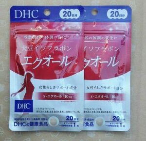 2個 DHC 大豆イソフラボン エクオール20日分