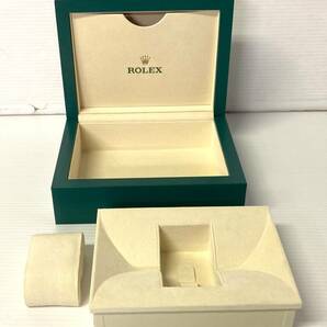 ★☆美品 純正 ROLEX ロレックス DAY-DATE デイデイト ベージュ 現行 Lサイズ 腕時計ケース BOX 冊子 パスケース ウォッチケース 202☆★の画像3