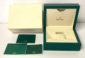 ★☆美品 純正 ROLEX ロレックス DAY-DATE デイデイト ベージュ 現行 Lサイズ 腕時計ケース BOX 冊子 パスケース ウォッチケース 202☆★