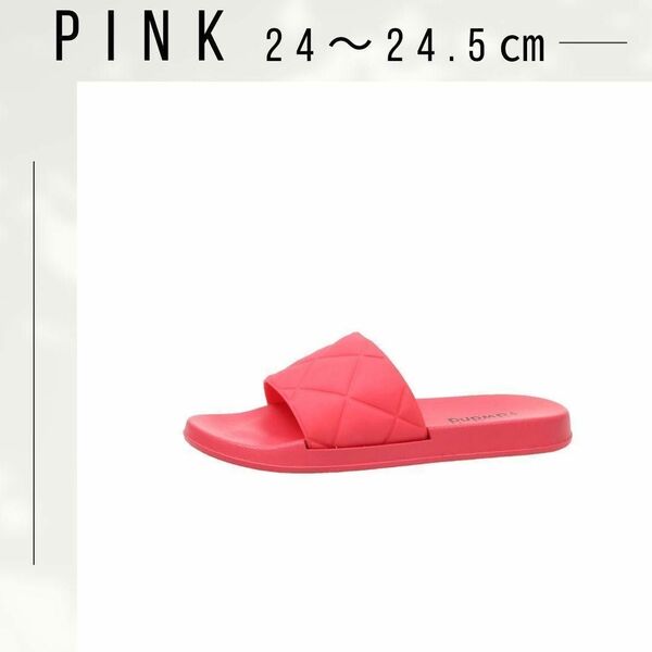 【夏先取セール♪】24㎝　ピンク　サンダル　シャワーサンダル　スリッパ　海水浴　上履き　プール　海　夏　韓国