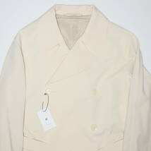 LEMAIRE 22SS 新品 soft coat XS almond milk クリストフ・ルメール トレンチコート スプリングコート ステンカラー ユニセックス 元HERMES_画像5