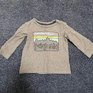 Tシャツ 長袖Tシャツ 長袖 ロンT グレー patagonia トップス