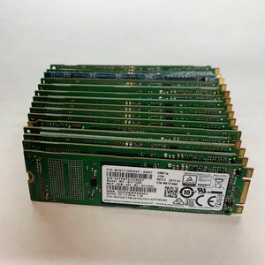 10個セットM.2 SSD 128GB/ 10個セット / データ消去済み/ 正常判定確認済み 保証付き