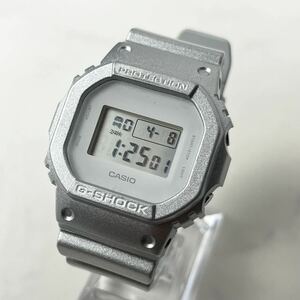 【実働】 CASIO カシオ G-SHOCK Gショック DW-5600 SG デジタル 腕時計 ウォッチ メンズ マットシルバー 稼働品 定番シリーズ 希少カラー