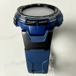 【実働】 CASIO PROTREK PRG-110CJ プロトレック カシオ デジタル ソーラー 腕時計 ウォッチ 電波ソーラー メンズ 稼働 ブルーの画像7