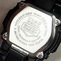 【実働】 CASIO G-SHOCK カシオ Gショック GW-5600G タフソーラー デジタル 腕時計 ウォッチ メンズ ブラック 稼働_画像7
